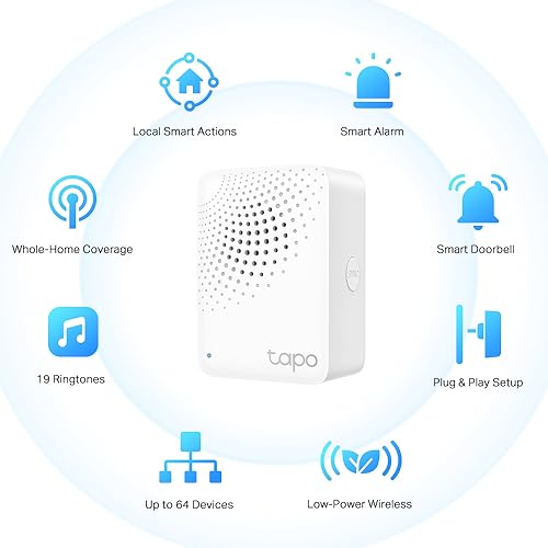 Image of TP-Link Tapo Temperature and Humidity Sensor Starter Kit: T310 Sensor + H100 Hub (High-Accuracy Swiss-Made Sensor | Real-Time Notifications | Long-Lasting Performance)