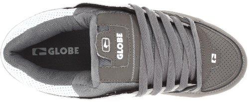 Image of Globe Mens Fusion Skate Shoes, Charcoal /Griffin /White, 6.5 M US