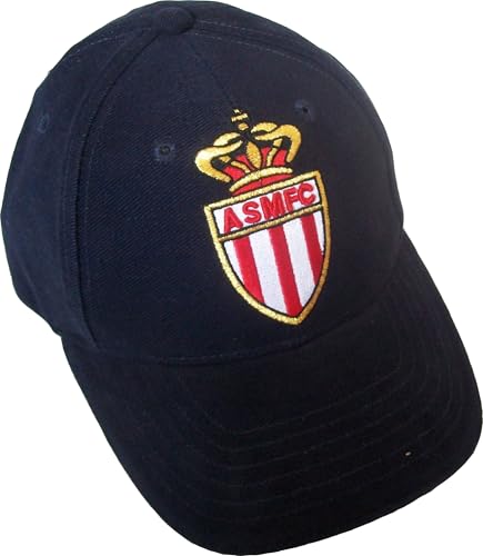 AS MONACO Casquette Officielle Foobtball Club Supporter - Taille réglable Enfant/Ado/Adulte