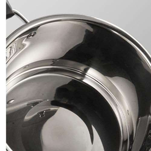 Marmite à soupe en inox avec couvercle pour induction - 4