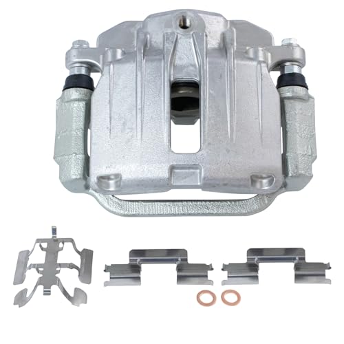 Image of TRQ Rear Brake Pad and Rotor Set Ceramic Coated Rotors Calipers Compatible with 2000-2001 Chevrolet Tahoe GMC Yukon
