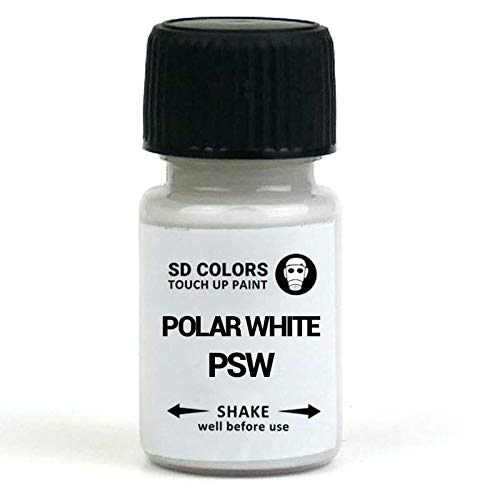 SD COLORS Polar White PSW - Pintura para retocar (8 ml), color blanco Cover