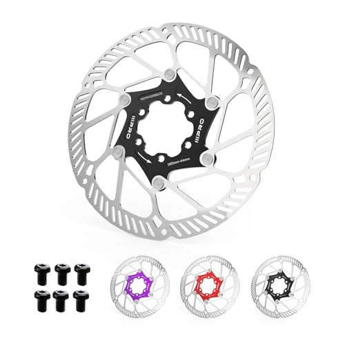 Rotor de frein à disque de vélo 160 180 203 mm acier inoxydable 6 boulons route VTT BMX