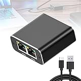 adsl splitter sp-206 【Plug and Play】Der RJ45 Netzwerksplitter ist einfach zu übertragen, direkt ein Netzwerkkabel einstecken, um zu verbinden, zwei Geräte können auf das Internet zur gleichen Zeit zugreifen, einfach, schnell und kostensparend.(Hinweis: USB-Stromversorgung, kann nicht ohne Verbindung verwendet werden). Dies ist der 2-Port-RJ45-Ethernet-Splitter (1 RJ45-Buchse auf 2 Buchsen), der auch umgekehrt verwendet werden kann (2 RJ45-Buchsen auf 1 RJ45-Buchse).
