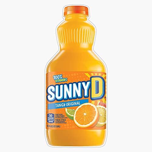 Sunny D Nostalgic Vinyl Decal