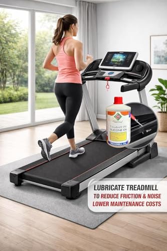 Image of PRISTINO Pure Silicone Treadmill Lubricant Oil (1Ltr) for Belt /High Viscosity I Non Toxic Odor Free