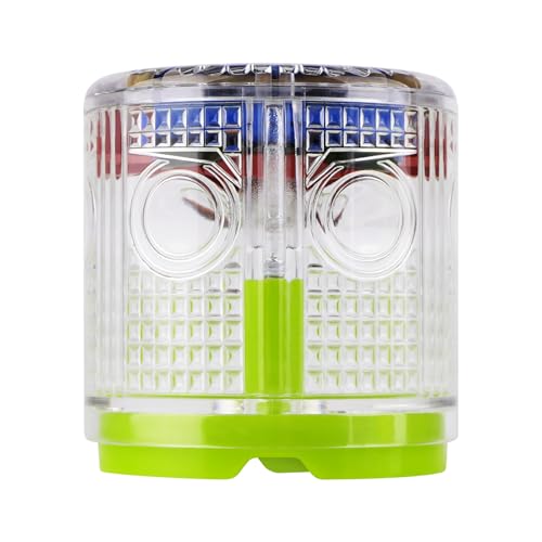 Lumière stroboscopique solaire super lumineuse à 360 degrés automatique blanche