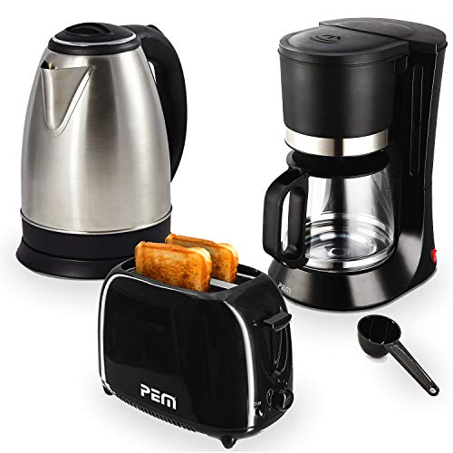Pack Petit Déjeuner - Cafetière - Bouilloire - Grille Pain