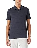 Armani Exchange Herren All Over Logo Pattern Polo Shirt, India Ink Small City, XS