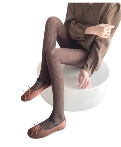 Image of Mrotrida Women's Heart Pattern Tights Elastic Jacquard Love Heart Pantyhose Stockings