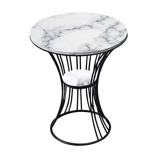 Home&Selected Furniture/Round Marble Sofa Side Table Nordic Fashion Le