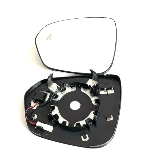 �Ԃ̃T�C�h�~���[ Compatible With Dacia For Duster 2018 2019 2020 2021 2022 ���p�x�����t���ʌ^�q�[�^�[�t���T�C�h�~���[�K���X�B(Left)