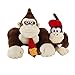 ZHTY Super Mary Peluche 2pcs / lot 14-19cm Deux Styles Super Mario Bros Monkey Donkey Kong et Diddy Kong Soft Peluche en Peluche Peluche Jouets Enfants 'Cadeaux Song