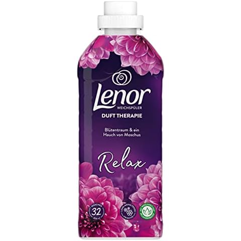 Lenor Weichspüler, Duft Therapie Blütentraum, 32 Waschladungen, 0,8 l Cover