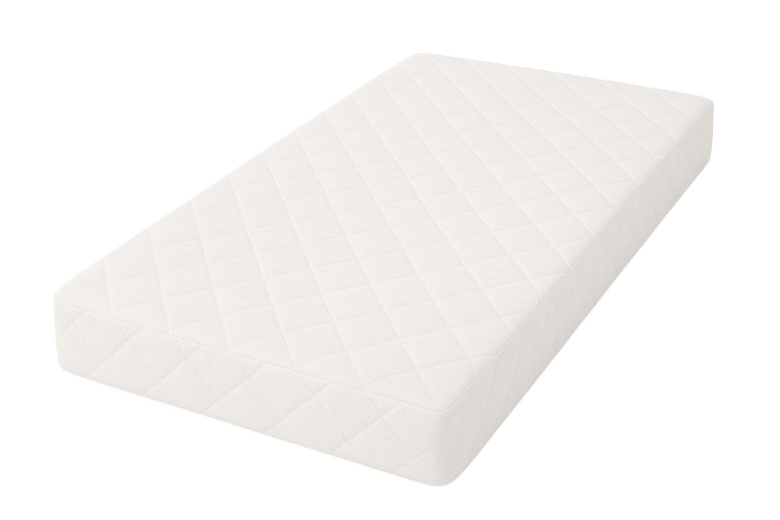 AMANSTYLE LTD Toddler Cot Mattress 140x 70 x 5 cm – Baby Cot Bed Mattress – Breathable, Hypoallergenic & Anti-Allergenic Polycotton Cover – Firm Support, Removable & Washable Cover – UK Made