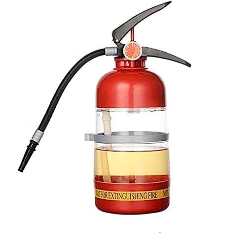 LXLUOO Bierspender, tragbarer Acryl-Feuerlöscher-Behälter, Originalität, Bierspender, Bier, Wasserfässer, Bar, Getränke, Likörregal, Maschine für Wein, Spirituosen, 2 l LXLUOO Bierspender, tragbarer Acryl-Feuerlöscher-Behälter, Originalität, Bierspender, Bier, Wasserfässer, Bar, Getränke, Likörregal, Maschine für Wein, Spirituosen, 2 l