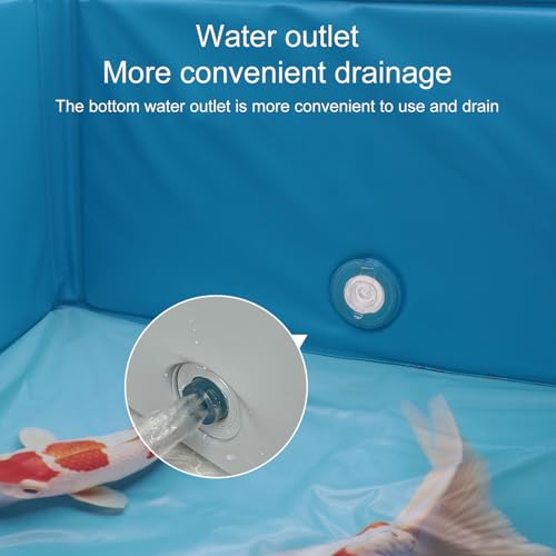 Piscine chat anti coup de chaleur pliable en PVC résistant - 8