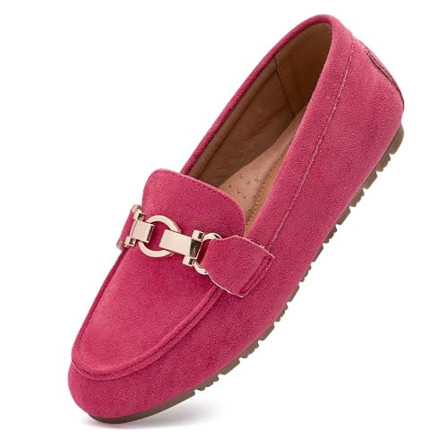 Image of VERDASCO Women's Loafers Comfort Slip-Ons Flat Work Shoes Casual Moccasins Penny Loafers Lady Dress Shoes