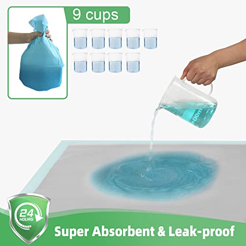 Image of DEEP DEAR Charcoal Puppy Pads 28 inchx34 inch (30-Count), Activated Carbon Dog Pads Extra Large, Leak-Proof Pee Pads for Dogs, Super Absorbent Pet Training Pads for Puppies, Piddle Pads for Doggies, Cats