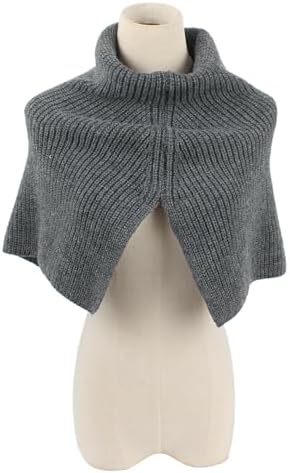 DUHGBNE Femme Faux Tricot Col Roulé Col Roulé Col Roulé Col