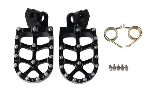 Repose-pieds moto larges évitant les glissades sur RM-Z 250 450