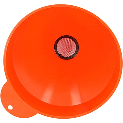 cartrend Trichter 195mm mit Auslaufrohr, orange