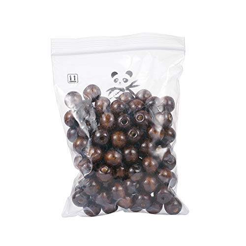 Kissitty 100-Piece 12X11Mm Large Hole Coconutbrown Barrel Wood Beads With 5Mm Hole For Diy Jewelry Making #TOP6