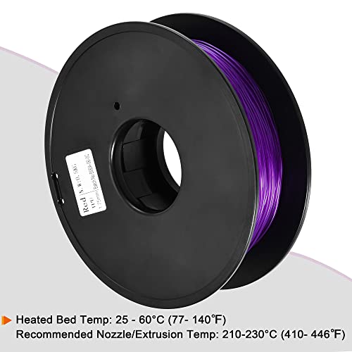 Filamento TPU Morado 1.75mm 3D Precisión 0.05mm - Fernando Cortés