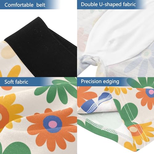 Zzkko G364937467P955C1015S2270 Floral Groovy Daisy Flower Men'S Boxer Briefs,Men'S Trunks Underwear Briefs thumb #3