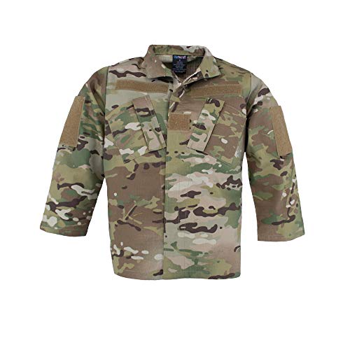 Trendy Apparel Shop Youth Size Kid's US Soldier Digital Camouflage Jacket