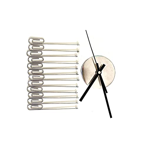 Mollytek Wall Clock Photo Collage Photo Wall Clock With Pictures Around It Wall Mounted Photo Display Clock With 16 Photo Clips For Hanging Prints, Instax, Polaroid, Holiday Cards,Artwork #TOP6