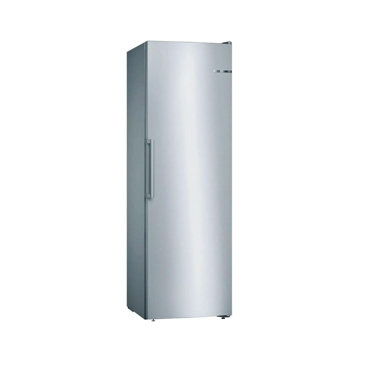 Bosch Serie 4 - Congelatore verticale NoFrost, altezza 186 x larghezza 60 cm, 242 l, cassetti BigBox per alimenti grandi, sistema multiairflow, acciaio - GSN29VIEP