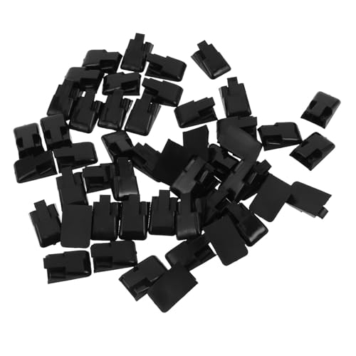 Garneck Expositor de anillos para venta al por menor, 50 soportes negros de plástico, portátil y moderno, ideal para vitrinas de fotografía y anillos de compromiso