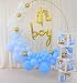 It's A Boy Balloon Garland Arch kit, Balloons for Baby Shower Boy, Baby boy Balloons, Set Includes: its a Boy Foil Balloon Banner,90 Dark Blue, Light Blue,White and Gold Balloons,DIY Balloon kit