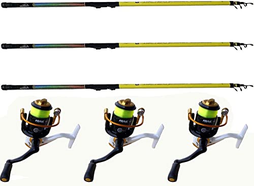 IL KIT COMPRENDE : N. 3TORNADO METRI 4 CANNA TELESCOPICA TUTTA PESCA PUO ESSERE UTILIZZATA SIA PER LA PESCA A FONDO CHE A GALLEGGIANTE MOLTO APPREZZATA PER LA PESCA NEI LAGHETTI ALLE TROTE . . DETTAGLI TECNICI : AZIONE - GRAMMI 10/30 SEZIONI : 4 PESO : GRAMMI 250 INGOMBRO : CM.112