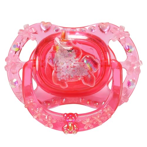Image of CutiePlusU DIY Pacifier Large Size Handmade Pink