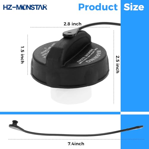 Gas Cap Fuel Cap Replaces 1711A004, Fuel Tank Cap by HZ-MONSTAR - Image 6