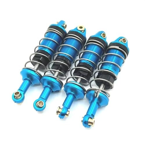 RC�J�[�A�b�v�O���[�h�p�[�c Compatible With MJX For Hyper Go 14301 14303 14302 1/14 R/C �J�[ �A�b�v�O���[�h 4 �p�[�c ���^�� �t�����g/���A �I�C�� ���� �V���b�N�A�u�\�[�o�[(Blue)