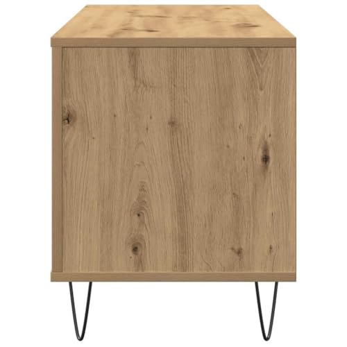 Mueble para discos de vinilo de roble con 6 estantes Artisan 7