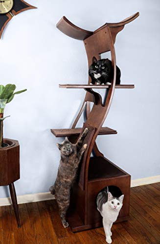 THE-REFINED-FELINE-Lotus-Cat-Tower-Furniture-Multi-Level-Cat-Tree-with-Scratching-Pad-Perches-House-to-Climb-Play-Relax-for-Kitty