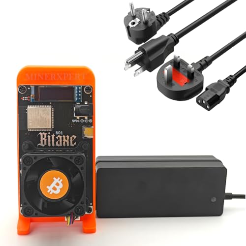 Bitaxe Gamma 601 Pro Dual Fans Versión 18W/TH BM1370 ASIC Chip 1.2TH/s Eficiencia Twin Turbo Cooling Bitcoin Solo Miner 2.4G WiFi Lottery Miner