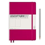 LEUCHTTURM1917 344810 Libretas de notas Medium (A5), Tapas duras, 251 páginas numeradas, Baya, Liso