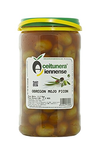Aceituna Mojo Picón | Aceitunera Jiennense | Garrafa 2,2 kgs (Peso Neto)