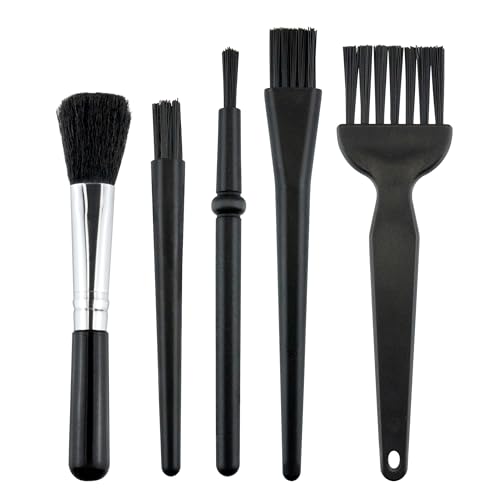 Juxiamal 5 PCS Mini Keyboard Cleaning Brushes Kit, PP Handle Nylon Anti Static Electronic Dust...