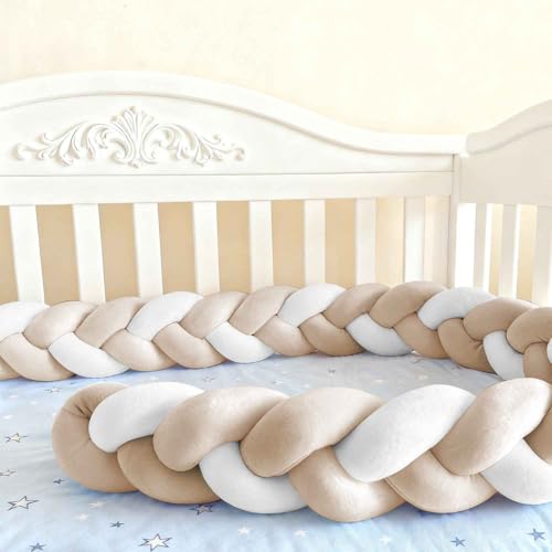 Soft Breathable Mattress Edge, Cotton Bed Set All Round Braided Pillow for Room.. (A06,150cm)