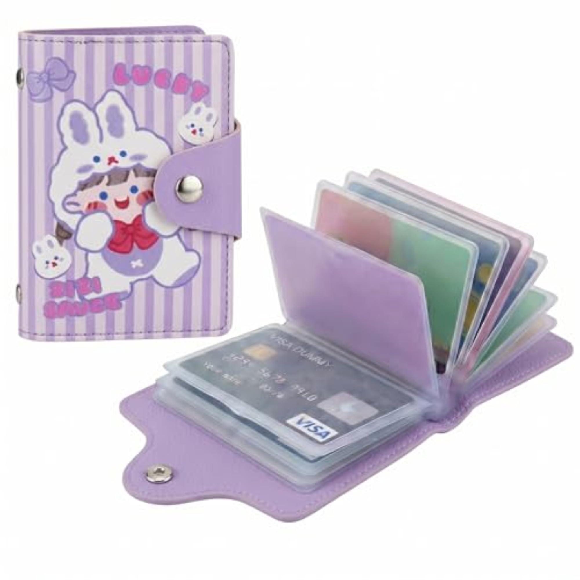 Slim Credit Card Holder Wallet, Compact Travel Organizer