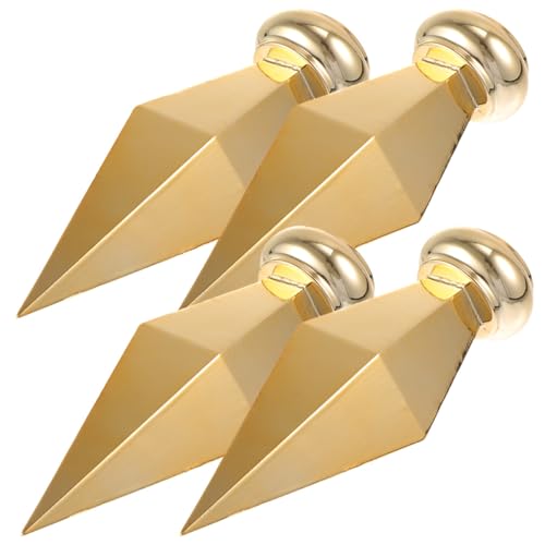 Hemobllo Puntale per Asta Portabandiera da Esterno in Alluminio 4 Pezzi, Cima Ornamentale per Pennone Sala Riunioni, Attacco Decorativo Resistente per Arredamento Giardino