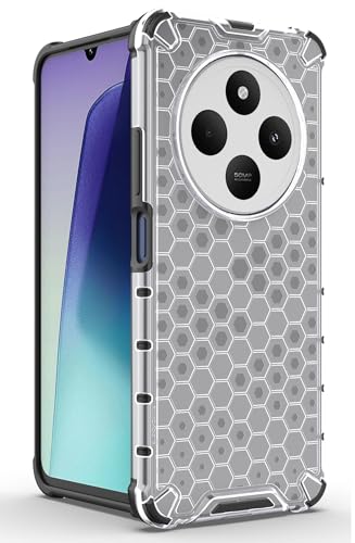 Image of Glasgow Back Case Cover Compatible with [ Mi Redmi A4 5G / 14C 5G / Poco C75 ] (Stylish Design) - Transparent