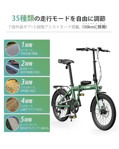 ERWAY A01 電動アシスト自転車 の商品画像 4