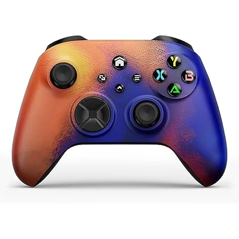 Dinosoo Wireless Controller for Android Windows PC Steam Games, Dual Vibration TURBO Macro Function Hall Trigger 3.5mm Headphone Jack - Oil Painting (Can't Connect to Xbox for Now) Cover